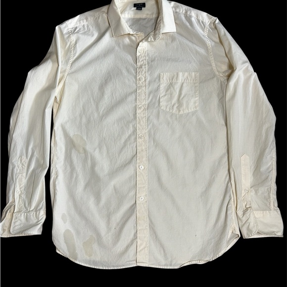 J. Crew Men's yellow Dress Shirt - Picture 1 of 4